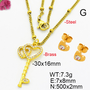 Fashion Brass Sets  F6S002924avja-L024