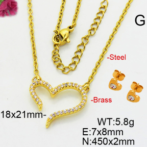 Fashion Brass Sets  F6S002930avja-L024