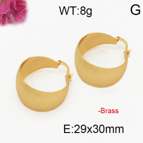 Fashion Brass Earrings  F5E200015vbnl-J131
