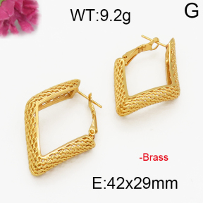 Fashion Brass Earrings  F5E200033vbpb-J131