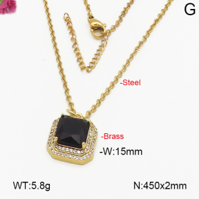 Fashion Brass Necklace  F5N400210abol-J35