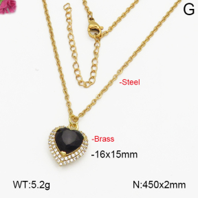 Fashion Brass Necklace  F5N400217abol-J35