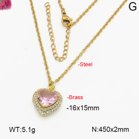 Fashion Brass Necklace  F5N400218abol-J35