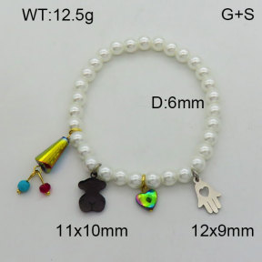 SS Bear Bracelets  TB3001598bhia-656