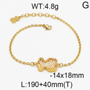 SS Bear Bracelets  TB5000058vhnv-659