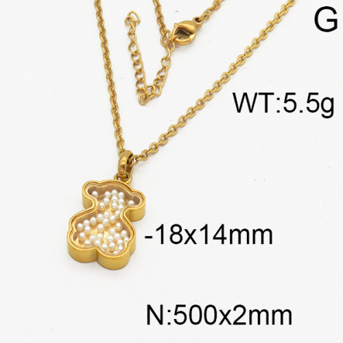 SS Bear Necklaces  TN5000057vhnv-659