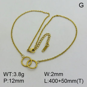 SS Necklace  3N2002666vbpb-489