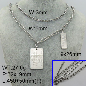 SS Necklace  3N2002703ahjb-489