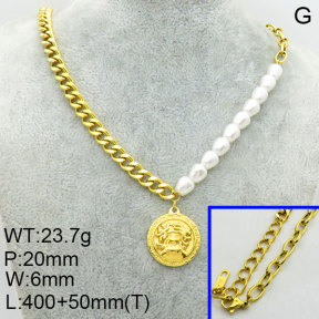 SS Necklace  3N3000985bhva-669