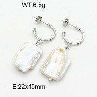 Natural Pearl Earring  3E3001358vhml-908