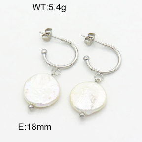 Natural Pearl Earring  3E3001360vhkl-908