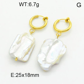 Natural Pearl Earring  3E3001361vhov-908