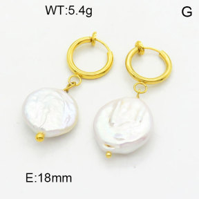 Natural Pearl Earring  3E3001363vhmv-908