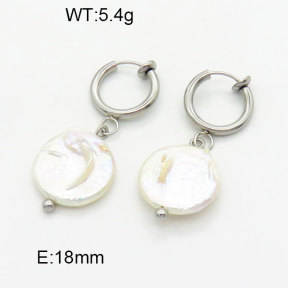 Natural Pearl Earring  3E3001364ahlv-908