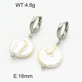 Natural Pearl Earring  3E3001368vhkl-908