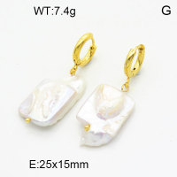 Natural Pearl Earring  3E3001369vhnl-908