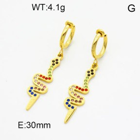 SS Earrings  3E4003203ahlv-908