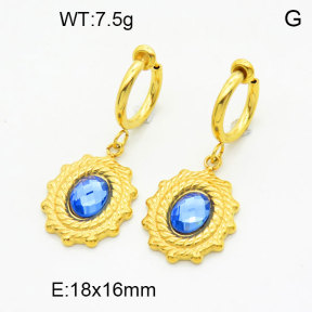 SS Earrings  3E4003215bhia-908