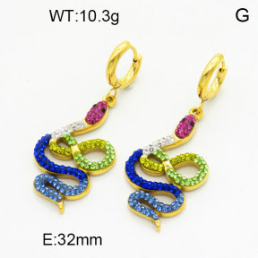 SS Earrings  3E4003223vhol-908