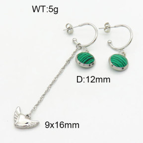 SS Earrings  3E4003312vhha-908