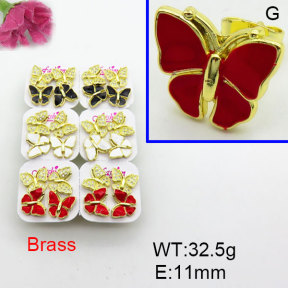 Fashion Brass Earrings  F3E402475akia-J22