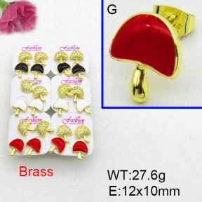 Fashion Brass Earrings  F3E402481akia-J22