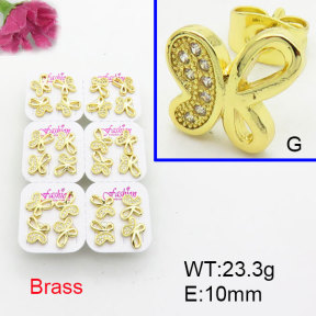 Fashion Brass Earrings  F3E402511ajma-J22