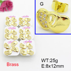 Fashion Brass Earrings  F3E402513ajma-J22