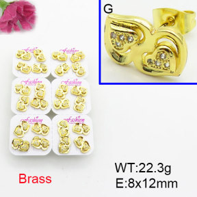Fashion Brass Earrings  F3E402561ajma-J22