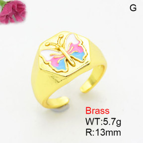 Fashion Brass Ring  F3R300137aajn-G030