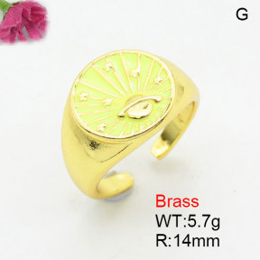 Fashion Brass Ring  F3R300142aajo-G030