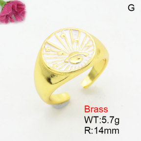 Fashion Brass Ring  F3R300143aajo-G030