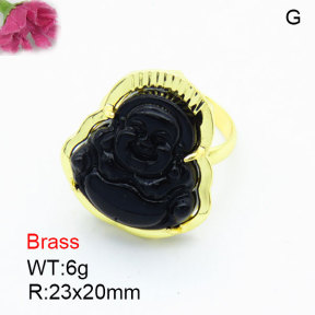 Fashion Brass Ring  F3R400816vbnb-G030