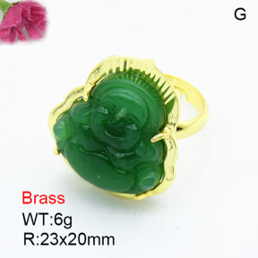 Fashion Brass Ring  F3R400817vbnb-G030