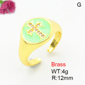 Fashion Brass Ring  F3R400839aajl-G030