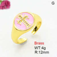 Fashion Brass Ring  F3R400841aajl-G030