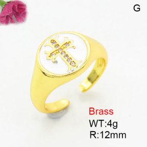 Fashion Brass Ring  F3R400842aajl-G030