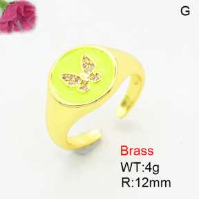 Fashion Brass Ring  F3R400846aajl-G030