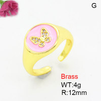 Fashion Brass Ring  F3R400847aajl-G030
