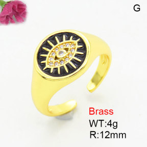 Fashion Brass Ring  F3R400849aajn-G030