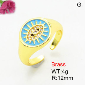 Fashion Brass Ring  F3R400851aajn-G030