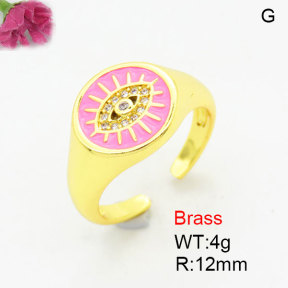 Fashion Brass Ring  F3R400852aajn-G030