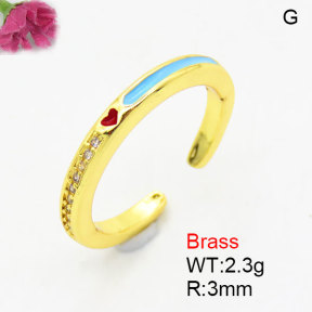 Fashion Brass Ring  F3R400855aaio-G030