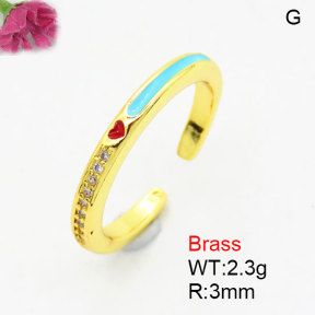 Fashion Brass Ring  F3R400859aaio-G030