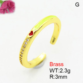 Fashion Brass Ring  F3R400862aaio-G030