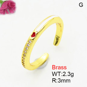 Fashion Brass Ring  F3R400863aaio-G030