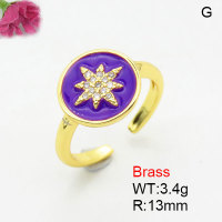 Fashion Brass Ring  F3R400865aajo-G030