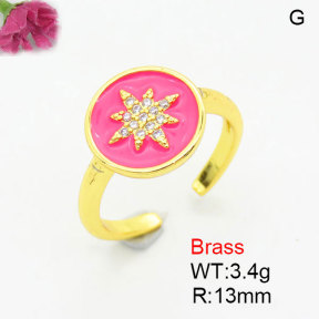 Fashion Brass Ring  F3R400868aajo-G030