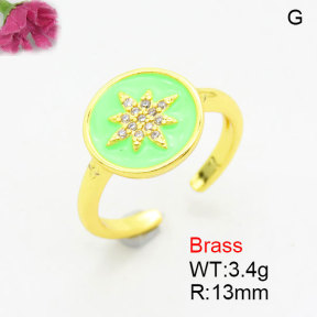 Fashion Brass Ring  F3R400870aajo-G030