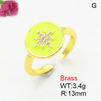 Fashion Brass Ring  F3R400871aajo-G030